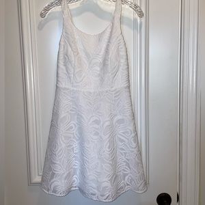 Girls Lilly Pulitzer White lace flower dress size 16 worn one time (like new)